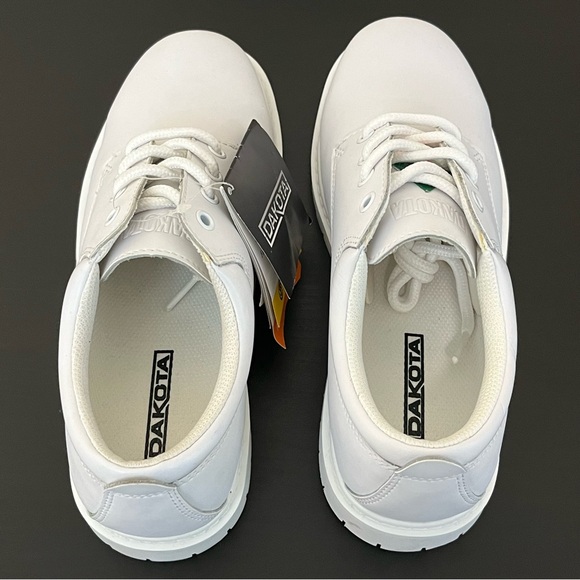 NWT Dakota White Steel Toe Work Shoes - Picture 8 of 16